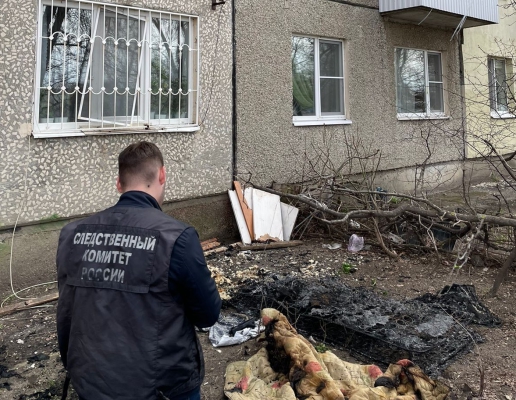 На пожаре в Саратове погиб мужчина