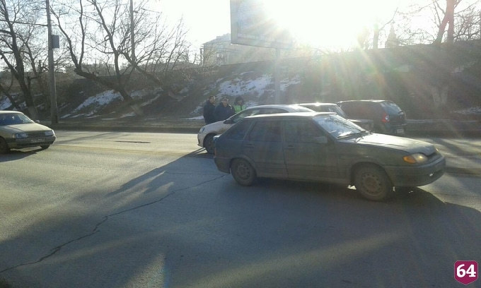 Авария на кольце НИИ спровоцировала крупную пробку