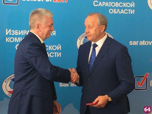 В Саратове состоялась регистрация избранного губернатора