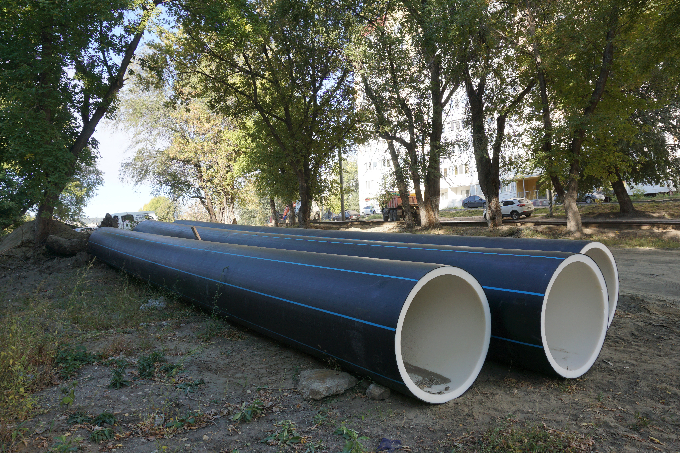 Новый водопровод на Огородной прослужит не менее полувека