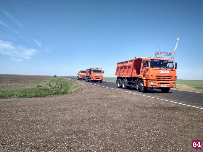 Губернатор открыл 20 км новой дороги на границе двух районов 
