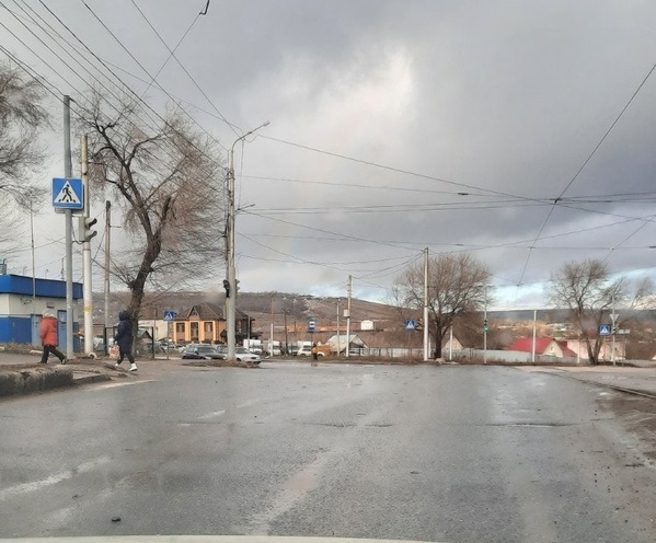 Саратовцы 2 января наблюдали первую радугу года