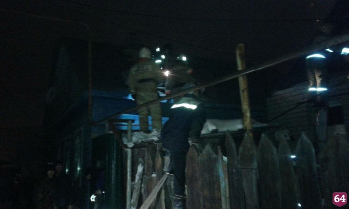 В Саратове горели 4 частных дома 