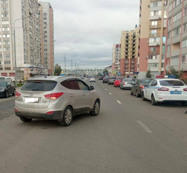 В Саратове автоледи на иномарке сбила нарушительницу ПДД