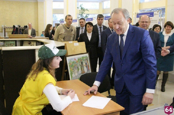 Радаев проголосовал за благоустройство Саратова 