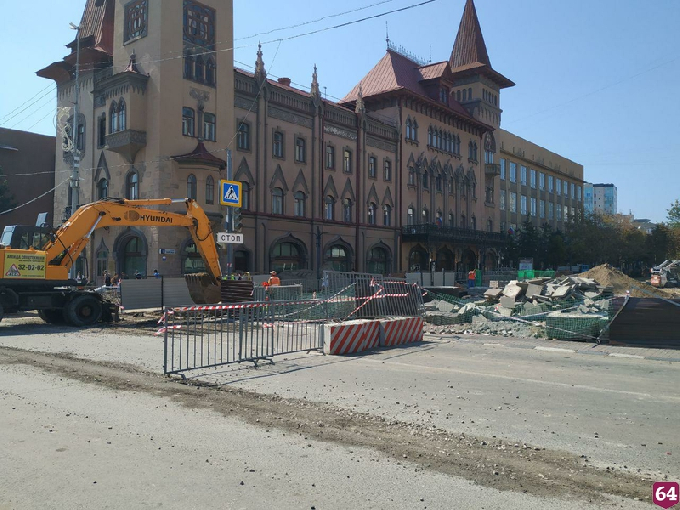 В Саратове квартал проспекта Кирова закрыли для пешеходов