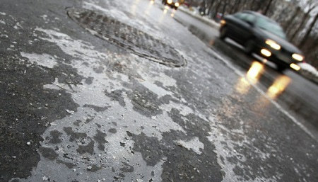 В Саратовской области ожидается мокрый снег и гололедица 