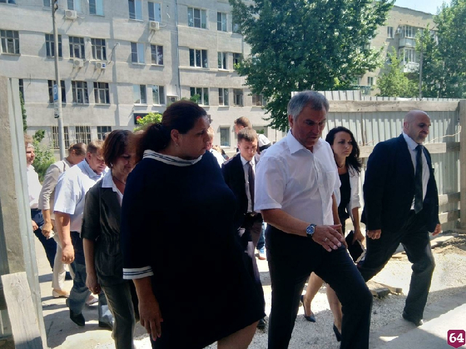 Володин оценил работу строителей предуниверсария для одаренных саратовских детей