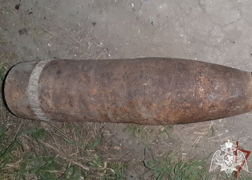 Саратовец нашел в овраге снаряд времен войны
