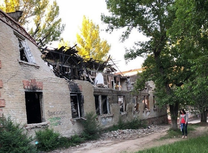 Саратовцы опасаются ходить мимо сгоревшего дома на 2-й Прокатной