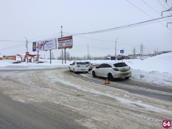 В Саратове произошло второе за день тройное ДТП