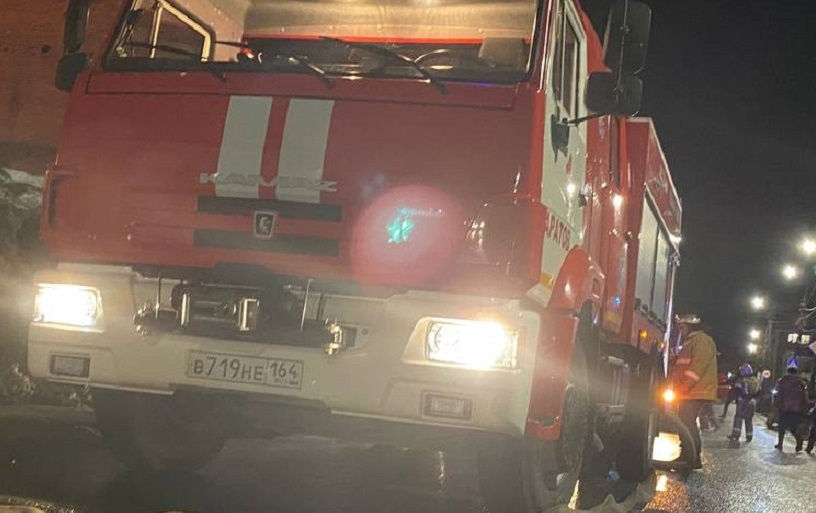 Под Саратовом ночью сгорела «Приора»