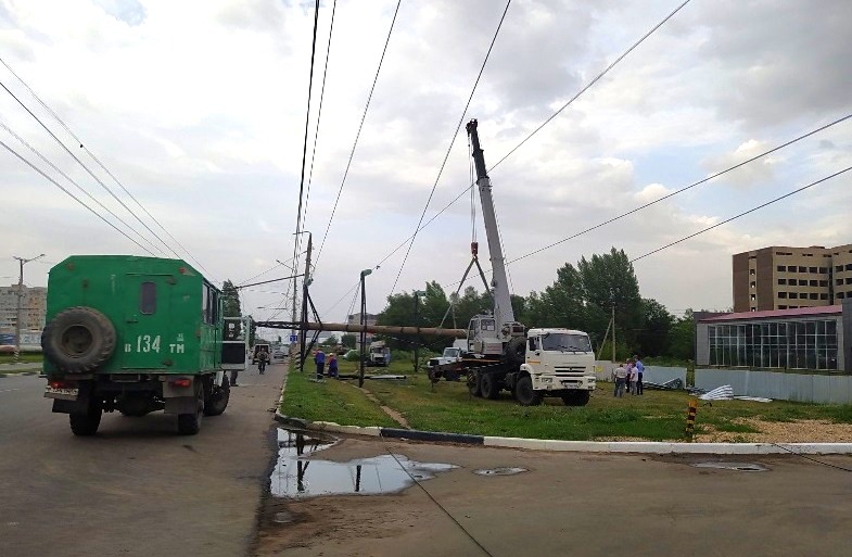 В Саратовской области без электричества остался поселок для многодетных семей