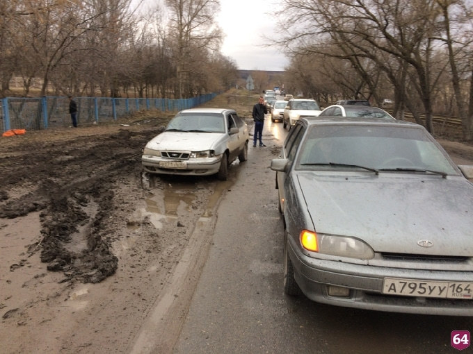 В Саратове ДТП спровоцировало четырехкилометровую пробку