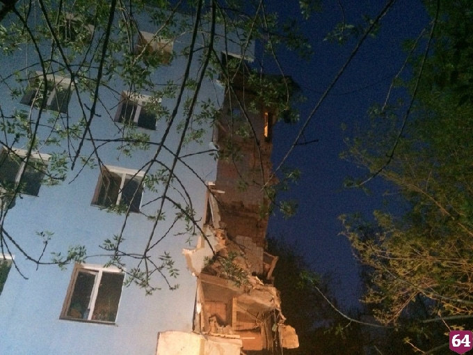 Рухнувший в Саратове дом не считался аварийным