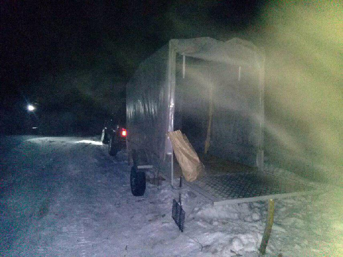 Под Марксом спасли катавшихся на снегоходе детей