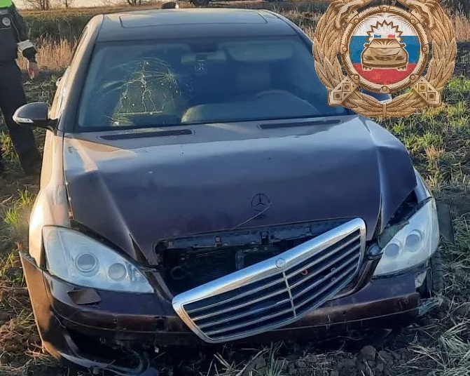 В Саратовской области при съезде «Мерседеса» в кювет пострадала женщина