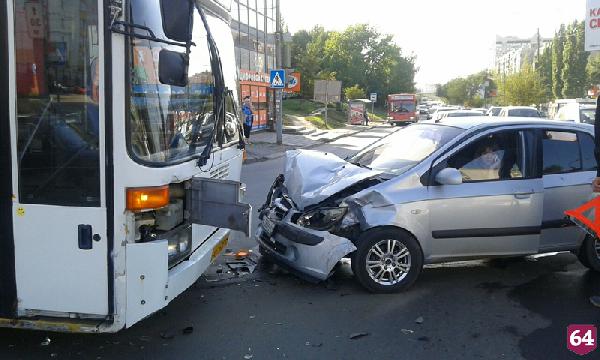 В Солнечном произошло массовое ДТП с автобусом