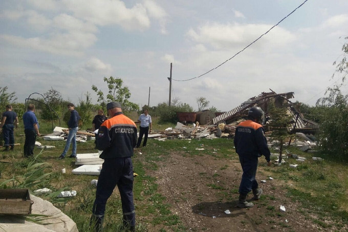Дачника придавило плитой при взрыве газового баллона