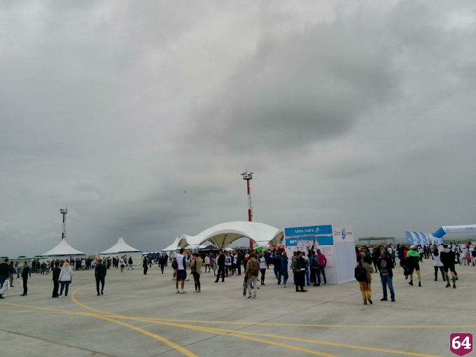 Участников GAGARIN RUNWAY в Саратовской области не испугал дождь 