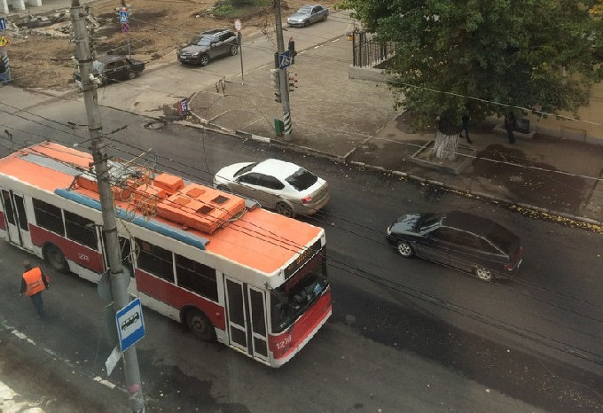 В Саратове закрыт троллейбусный маршрут  