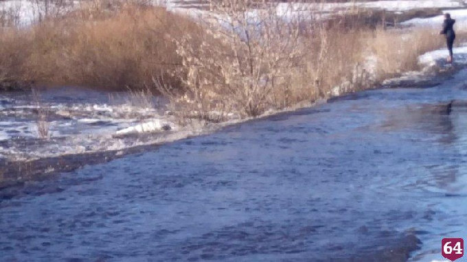 В Петровском районе из-за паводка ввели режим повышенной готовности 