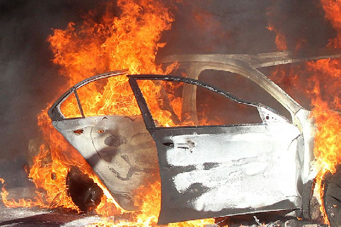 На СТО рецидивист сжег 4 автомобиля
