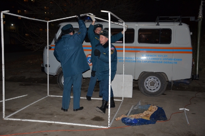 На месте крупной коммунальной аварии в Саратове развернули антикризисный штаб