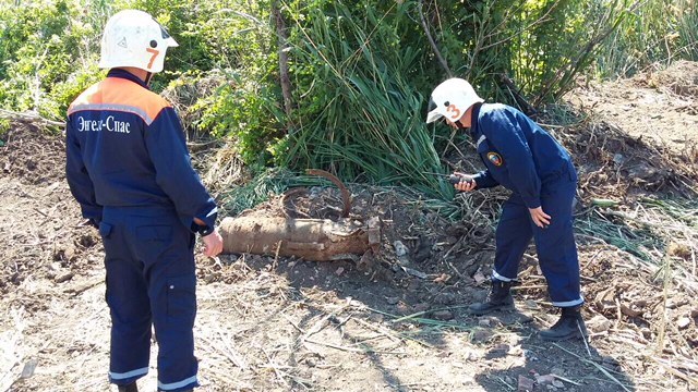 В Энгельсе обнаружили корпус авиационной бомбы