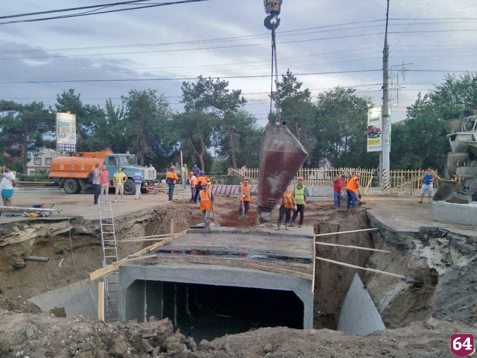 Движение на Лесозаводской в Энгельсе обещают открыть в пятницу