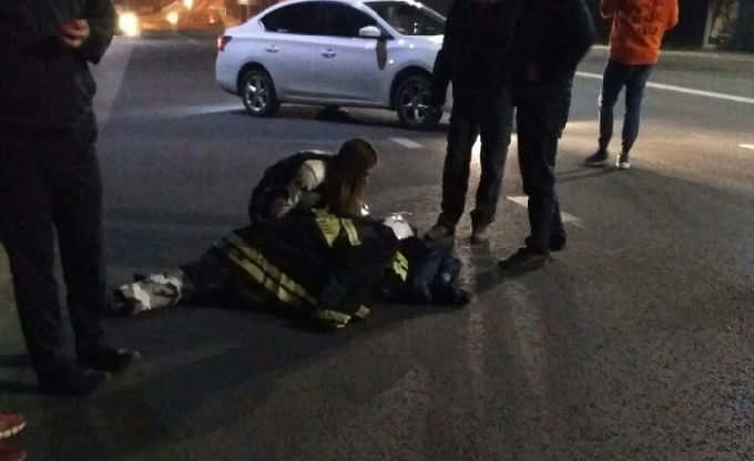 В Саратове мотоциклист попал в больницу после ДТП с «Ауди»