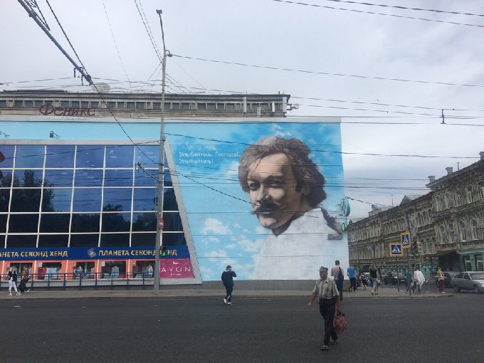 До конца июня на Московской появится граффити Олега Янковского 