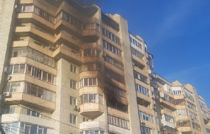 На Московской горело кафе «Суши-стейк» 