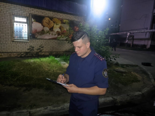 У магазина в Саратове нашли убитым неизвестного мужчину