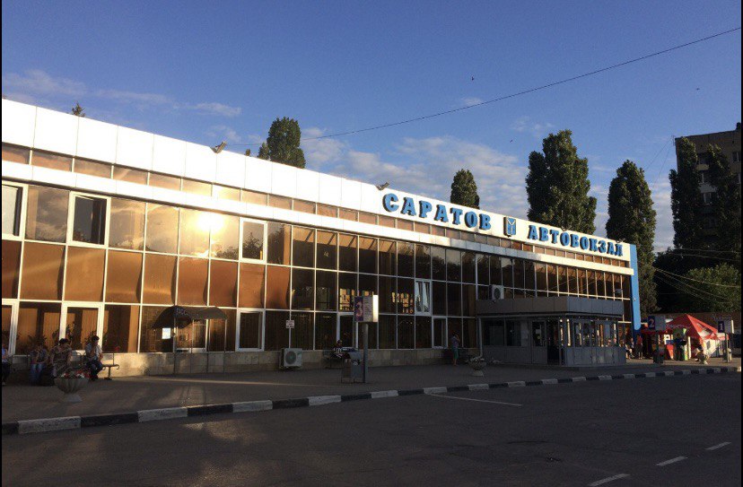 На автовокзале в Саратове горела маршрутка
