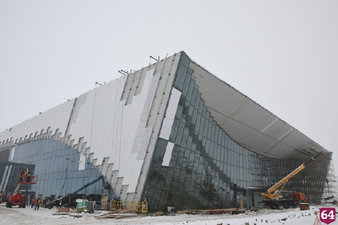 В залах вылета нового саратовского аэропорта завершают чистовую отделку