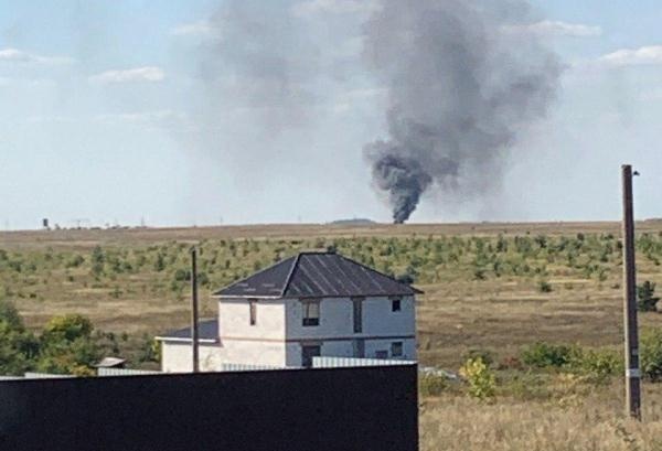 Загоревшийся под Саратовом вертолет Ми-8 тушили 32 человека