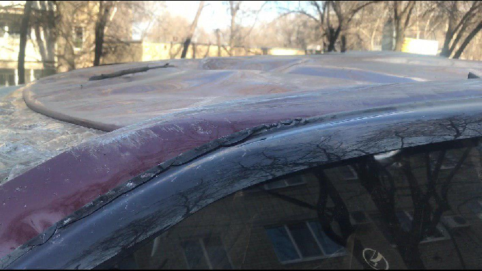 Пожилая автоледи опрокинулась на «Ладе Гранте» 
