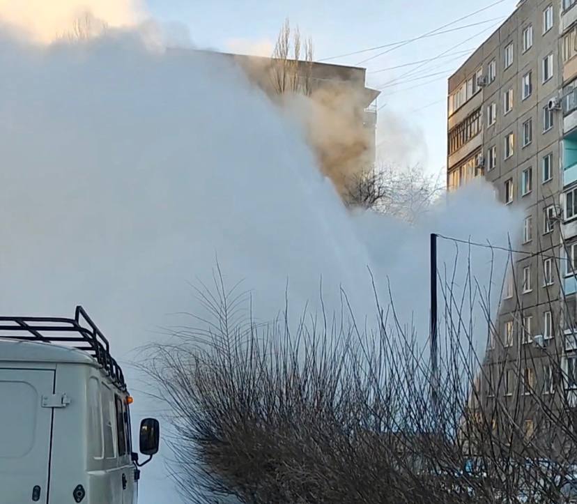 В Энгельсе произошла серьезная авария на теплотрассе