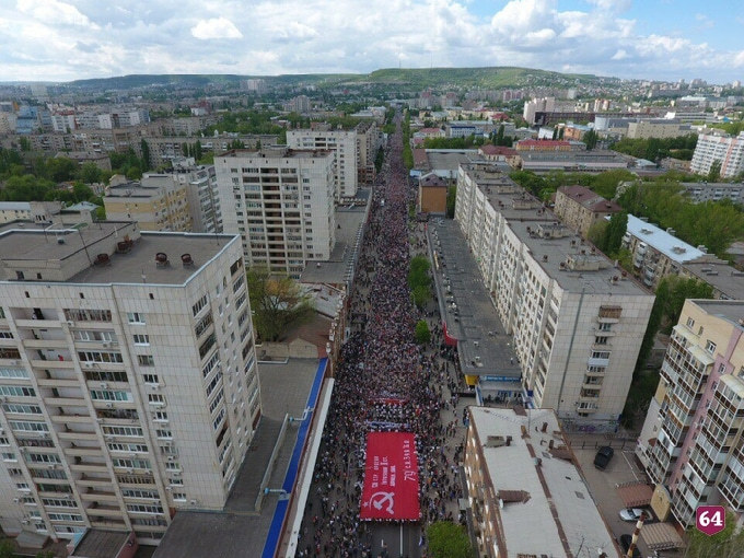 Центр Саратова 9 мая закроют для автомобилей 