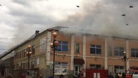 В центре Балашова горел бывший магазин «Спутник»