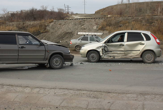 В аварии у автозаправки пострадал пенсионер