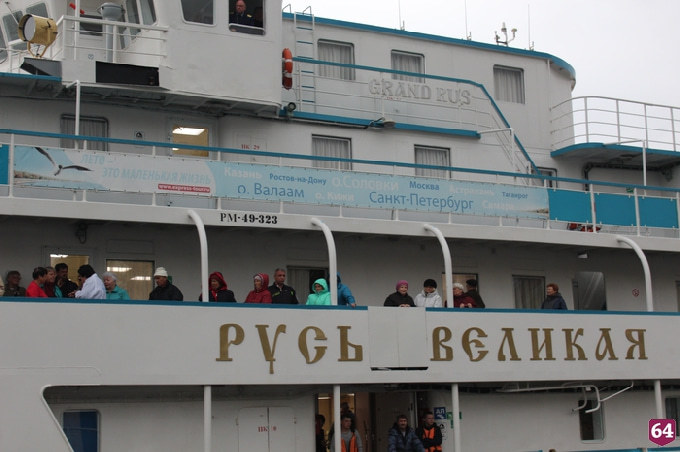 В Саратовской области впервые за четверть века пришвартовалась «Русь Великая»