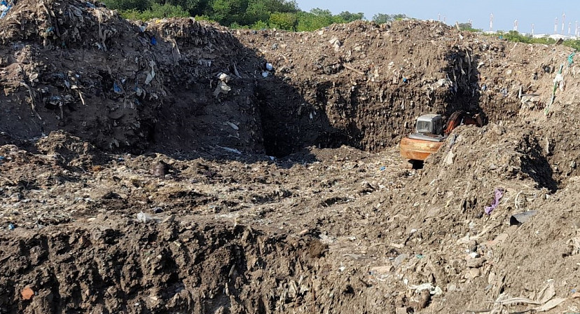 Под Саратовом ликвидируют крупную незаконную свалку 