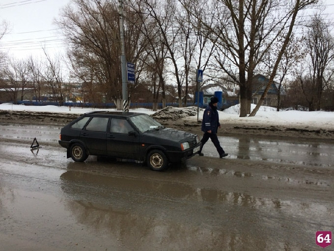 На Московском шоссе под колеса автомобиля попал нарушитель ПДД 