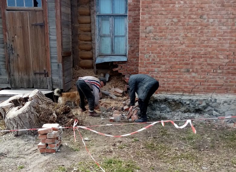 В Саратове после обрушения ремонтируют амбулаторию