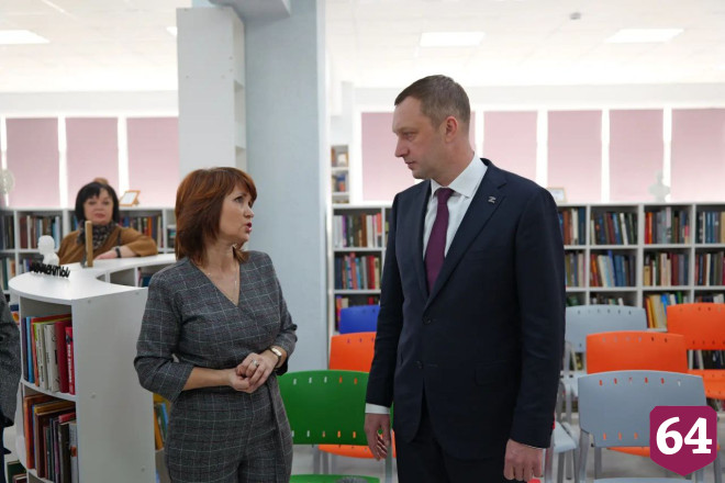 В Марксе капитально отремонтировали центральную библиотеку