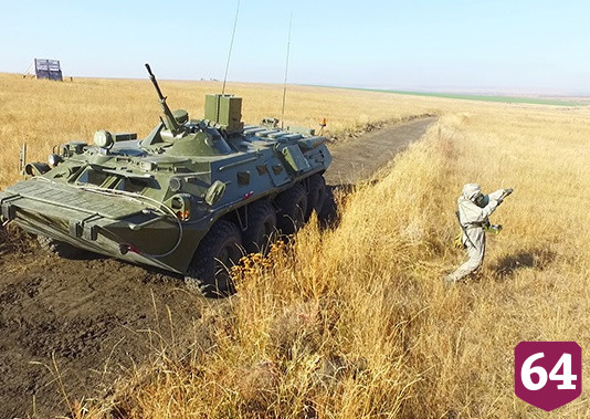 Военные проводят в Саратовской области масштабные учения