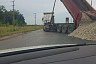 В Саратове выгрузили тонны щебня на новый асфальт