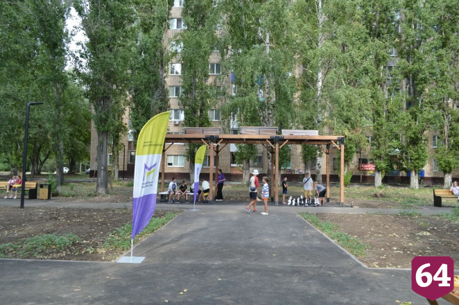 В городе на месте пустыря разбили новый сквер 